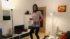 Smocking Hot Dance Emo Girl