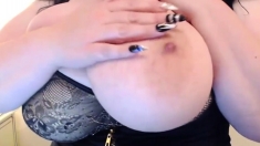 Gorgeous lactating big boobs milf