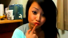 Pretty Hmong Collegegirl misses her bf aww
