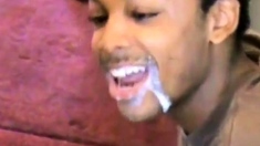 Tall Skinny Black Boy Cums In Very Pretty Mouth